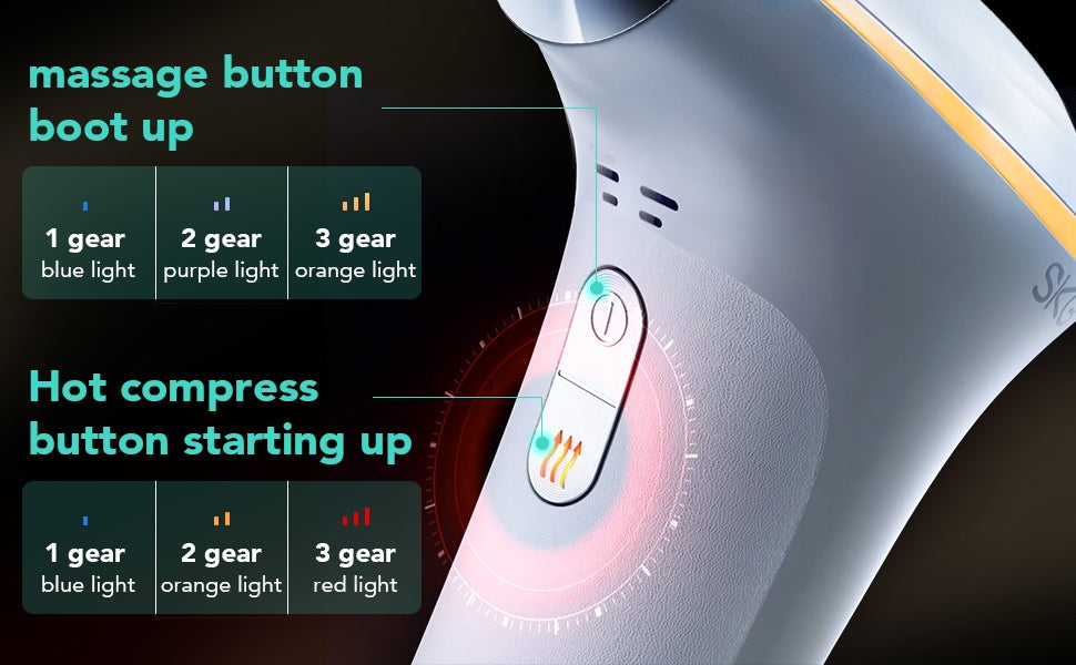 SKG massagepistol F5 Hvid
