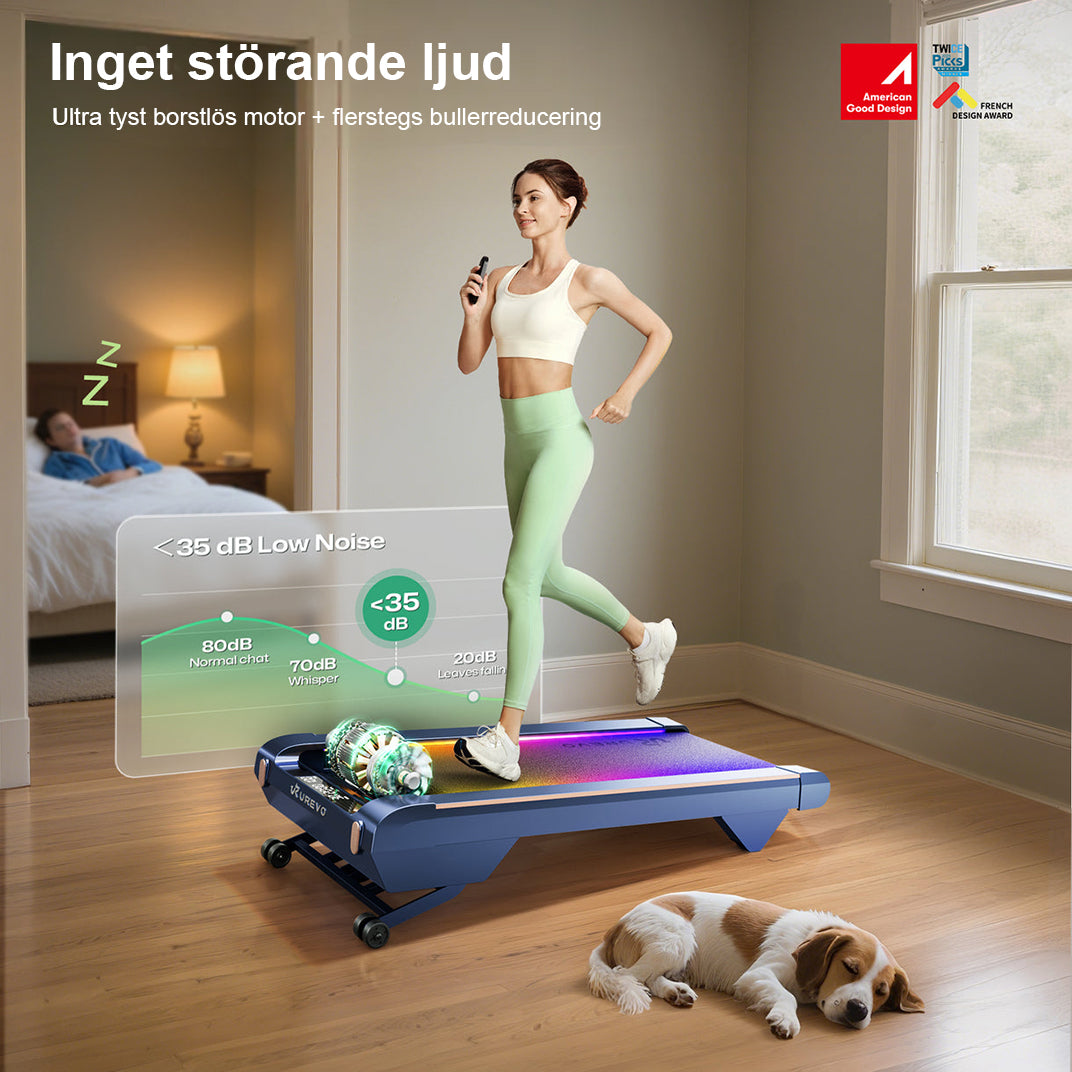 Urevo CyberPad for Home löpband 419 x 1099 mm 4 km/t