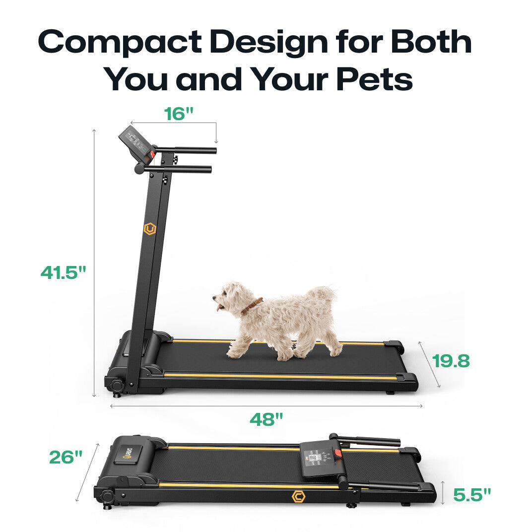 Urevo Foldi Mini löpband 400 x 1050 mm 10 km/t