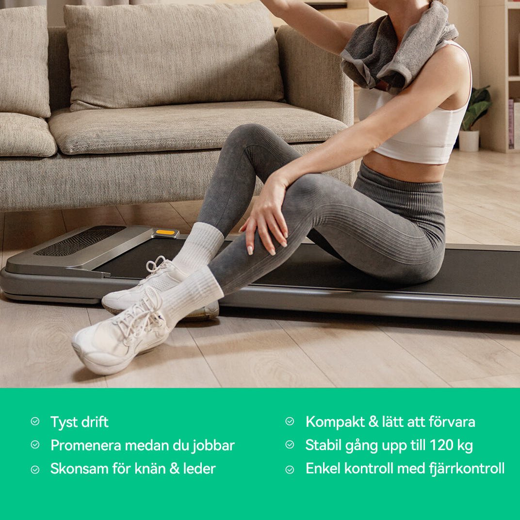 Urevo U1 Pro löpband 420 x 1200 mm 6 km/t